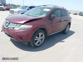 2010 Nissan Murano LE with VIN JN8AZ1MW2AW123753, listed as a IAAI auction lot 41826770 with 240,165 mi miles. Bid and sale history available at carsss.com. Image 2.