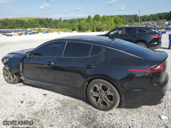 2021 Kia Stinger GT-Line with VIN KNAE15LA3M6097716, listed as a Copart auction lot 61533084 with 36,796 mi miles and Salvage Title. Bid and sale history available at carsss.com. Image 2.