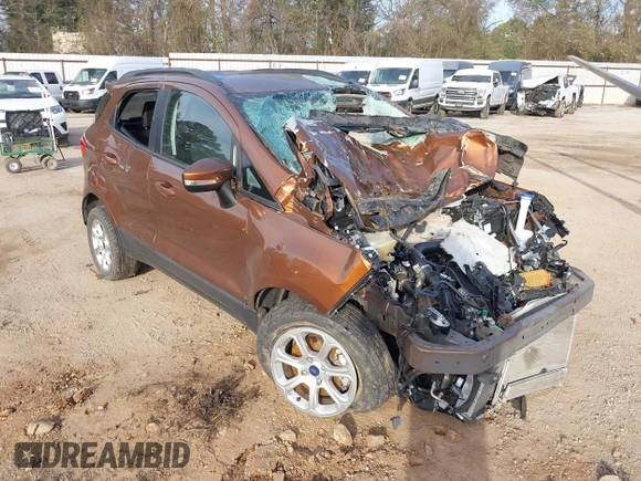 2019 Ford EcoSport SE with VIN MAJ3S2GE1KC298683, listed as a IAAI auction lot 41337638 with Not Provided miles and . Bid and sale history available at DreamBid. Image 1.