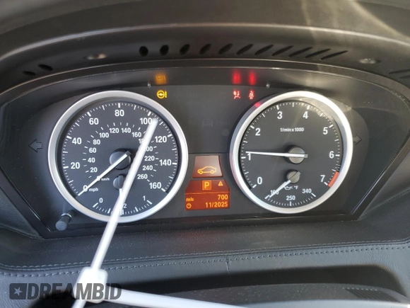 2008 BMW 6 Series 650i with VIN WBAEB53558CX61697, listed as a Copart auction lot 88725845 with 47,181 mi miles and Salvage Title. Bid and sale history available at DreamBid. Image 9.