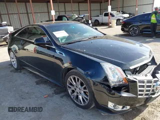 2013 Cadillac CTS Coupe Premium with VIN 1G6DP1E32D0169211, listed as a IAAI auction lot 41818791 with 41,984 mi miles. Bid and sale history available at carsss.com. Image 1.