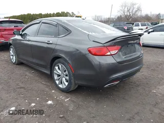 2015 Chrysler 200 S with VIN 1C3CCCBG9FN516065, listed as a IAAI auction lot 41921668 with 162,801 mi miles. Bid and sale history available at carsss.com. Image 3.