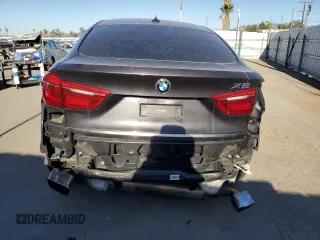2017 BMW X6 sDrive35i with VIN 5UXKU0C3XH0G68923, listed as a Copart auction lot 83818484 with 0 mi miles and Salvage Title. Bid and sale history available at carsss.com. Image 6.