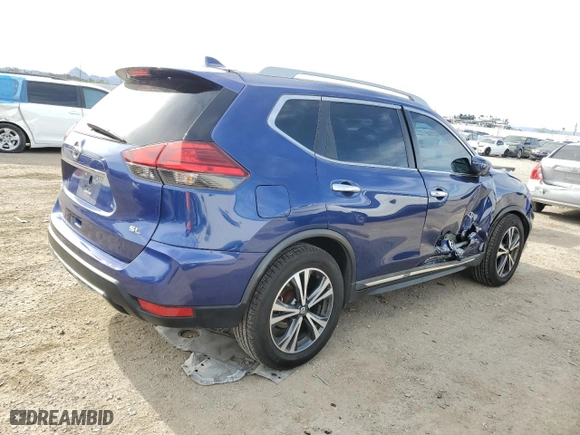 2017 Nissan Rogue SV with VIN 5N1AT2MT0HC863446, listed as a Copart auction lot 51452765 with 86,743 mi miles and Salvage Title. Bid and sale history available at carsss.com. Image 3.