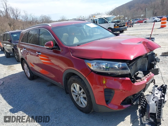 2020 Kia Sorento LX with VIN 5XYPGDA36LG671455, listed as a IAAI auction lot 41771281 with 97,009 mi miles. Bid and sale history available at carsss.com. Image 1.