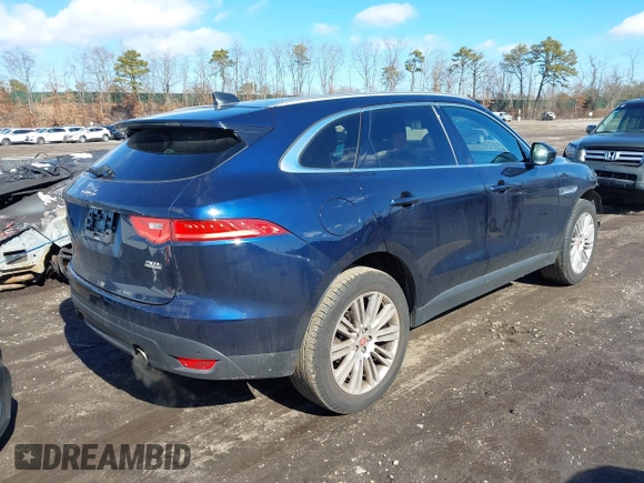 2020 Jaguar F-Pace 30t Portfolio with VIN SADCN2GX6LA659099, listed as a IAAI auction lot 41567986 with 46,058 mi miles and . Bid and sale history available at DreamBid. Image 4.