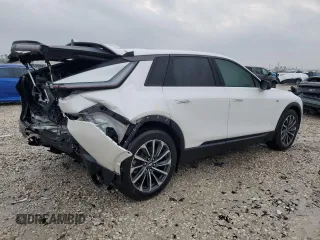 2024 Cadillac LYRIQ Sport z VIN 1GYKPTRK3RZ114328, wystawiony jako Copart lot #44822765 z przebiegiem 14 338 mil mil oraz Tytuł czysty. Historia ofert i sprzedaży dostępna na DreamBid. Obrazek 3.