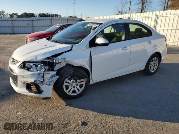 2018 Chevrolet Sonic LS with VIN 1G1JB5SH8J4121988, listed as a Copart auction lot 88000095 with 64,875 mi miles and Salvage title. Bid and sale history available at DreamBid. Image 1.