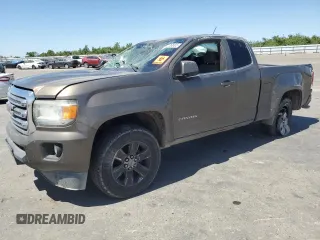2015 GMC Canyon 2WD SLE with VIN 1GTH5BE33F1174845, listed as a Copart auction lot 58326665 with 181,367 mi miles and Salvage title. Bid and sale history available at DreamBid. Image 1.