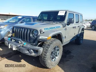 2022 Jeep Wrangler Unlimited Rubicon with VIN 1C4JJXR61NW160832, listed as a IAAI auction lot 39421092 with 32,347 mi miles and . Bid and sale history available at DreamBid. Image 6.