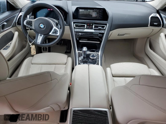 2022 BMW 8 Series 840i with VIN WBAGV4C05NCH54150, listed as a Copart auction lot 62773975 with 26,895 mi miles and Salvage title. Bid and sale history available at DreamBid. Image 8.