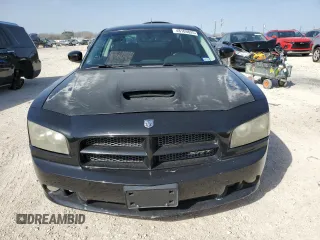 2008 Dodge Charger SRT-8 with VIN 2B3KA73W48H284076, listed as a Copart auction lot 48109825 with 156,174 mi miles and Salvage Title. Bid and sale history available at carsss.com. Image 5.