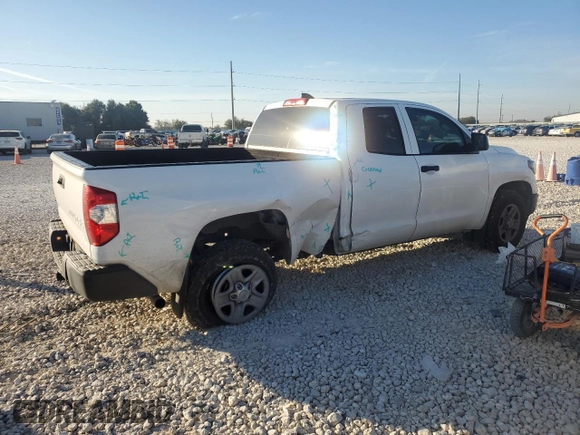 2020 Toyota Tundra 2WD SR with VIN 5TFRY5F19LX271230, listed as a Copart auction lot 82907174 with 107,352 mi miles and Salvage Title. Bid and sale history available at carsss.com. Image 3.