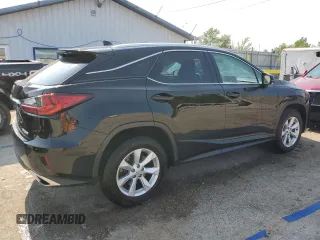 2017 Lexus RX 350 with VIN 2T2BZMCA5HC056345, listed as a Copart auction lot 60160915 with 187,081 mi miles and Salvage title. Bid and sale history available at DreamBid. Image 3.