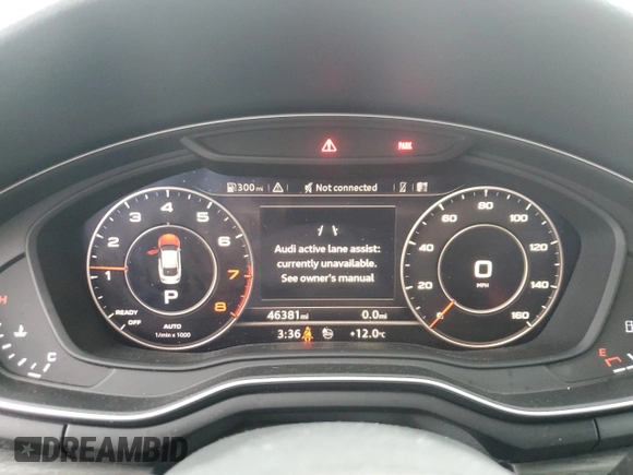 2018 Audi A5 Sportback Prestige z VIN WAUFNCF53JA092813, wystawiony jako Copart lot #85264204 z przebiegiem 46 381 mil mil oraz Szkoda całkowita • Salvage title. Historia ofert i sprzedaży dostępna na DreamBid. Obrazek 9.