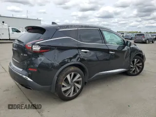 2019 Nissan Murano SL with VIN 5N1AZ2MS7KN131509, listed as a Copart auction lot 51875335 with 126,758 mi miles and Salvage Title. Bid and sale history available at DreamBid. Image 3.