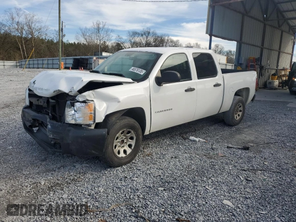 2011 Chevrolet Silverado 1500 with VIN 3GCPCPEA7BG313724, listed as a Copart auction lot 46576135 with 222,893 mi miles and Salvage Title. Bid and sale history available at DreamBid. Image 1.