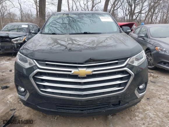 2018 Chevrolet Traverse High Country with VIN 1GNEVKKW0JJ101899, listed as a IAAI auction lot 41398396 with 107,055 mi miles. Bid and sale history available at carsss.com. Image 12.