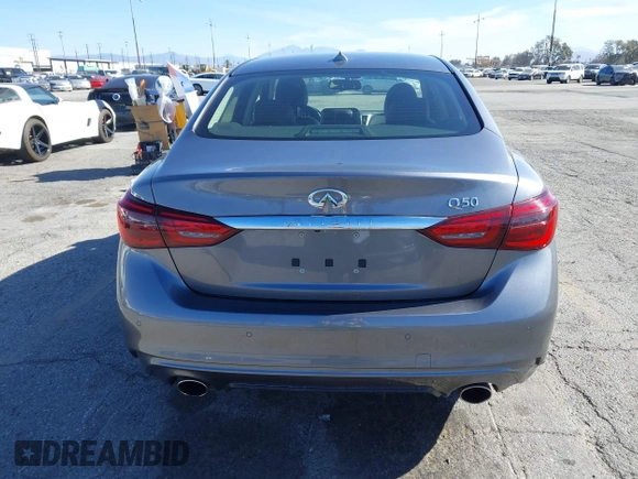 2021 Infiniti Q50 Luxe z VIN JN1EV7BP3MM701871, wystawiony jako IAAI lot #41383333 z przebiegiem 28 634 mil mil oraz . Historia ofert i sprzedaży dostępna na DreamBid. Obrazek 17.