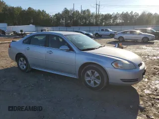 2013 Chevrolet Impala LS with VIN 2G1WF5E33D1262879, listed as a Copart auction lot 45775785 with 187,249 mi miles and Salvage Title. Bid and sale history available at DreamBid. Image 4.