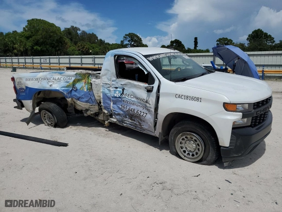 2022 Chevrolet Silverado 1500 LTD Work Truck with VIN 3GCNWAED4NG125964, listed as a Copart auction lot 66000584 with 84,000 mi miles and Non Repairable. Bid and sale history available at carsss.com. Image 4.