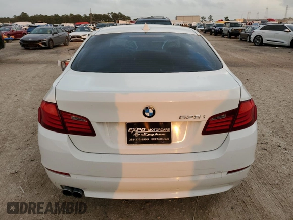 2011 BMW 5 Series 528i with VIN WBAFR1C51BC743598, listed as a Copart auction lot 78540194 with 176,609 mi miles and Clean Title. Bid and sale history available at carsss.com. Image 6.