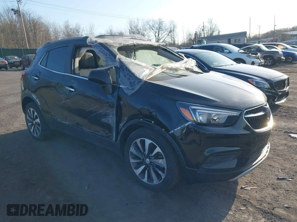 2021 Buick Encore Preferred with VIN KL4CJESB7MB332611, listed as a IAAI auction lot 41794723 with 24,700 mi miles. Bid and sale history available at carsss.com. Image 1.