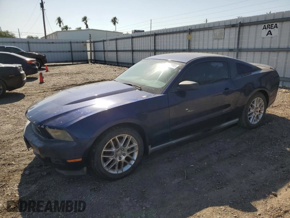 2011 Ford Mustang V6 with VIN 1ZVBP8AM4B5117328, listed as a Copart auction lot 52676965 with 186,581 mi miles and Salvage Title. Bid and sale history available at carsss.com. Image 1.