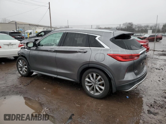 2021 Infiniti QX50 SENSORY with VIN 3PCAJ5CBXMF102456, listed as a Copart auction lot 84821454 with 36,206 mi miles and Salvage Title. Bid and sale history available at carsss.com. Image 2.