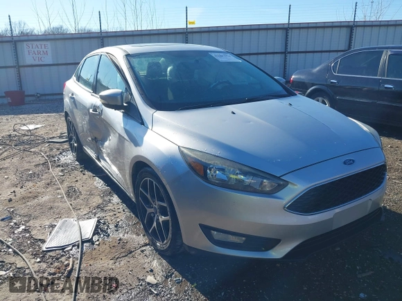 2017 Ford Focus SEL with VIN 1FADP3H24HL327179, listed as a IAAI auction lot 41607974 with 86,306 mi miles. Bid and sale history available at carsss.com. Image 1.