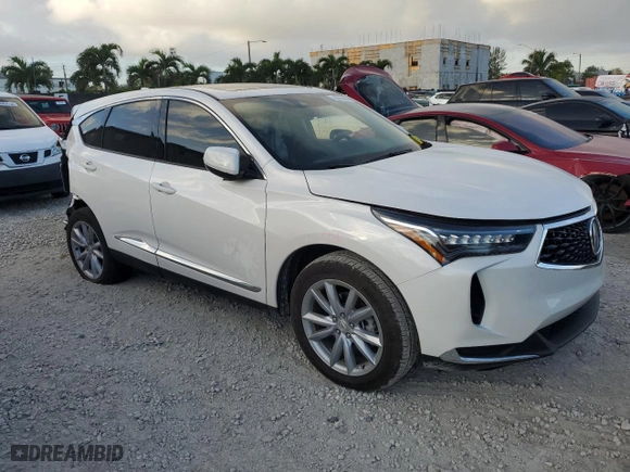 2024 Acura RDX with VIN 5J8TC2H37RL006292, listed as a Copart auction lot 78689494 with 5,909 mi miles and Salvage Title. Bid and sale history available at carsss.com. Image 4.
