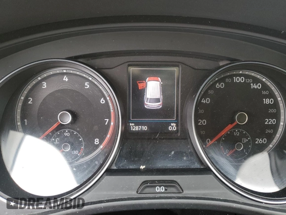 2019 Volkswagen Atlas SEL with VIN 1V2MR2CA2KC606617, listed as a Copart auction lot 47283925 with 128,710 mi miles and Salvage title. Bid and sale history available at DreamBid. Image 9.
