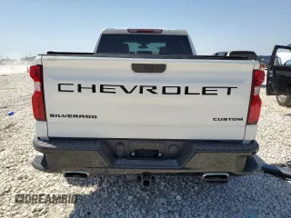 2022 Chevrolet Silverado 1500 Custom Trail Boss with VIN 3GCPYCEL8NG123561, listed as a Copart auction lot 49740345 with 34,837 mi miles and Salvage Title. Bid and sale history available at DreamBid. Image 6.
