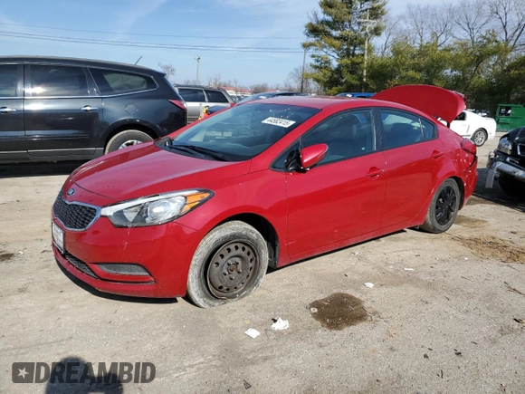 2015 Kia Forte LX with VIN KNAFX4A65F5425609, listed as a Copart auction lot 44582415 with 91,939 mi miles and Salvage Title. Bid and sale history available at carsss.com. Image 1.