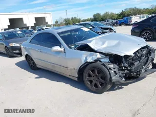 2003 Mercedes-Benz CLK-Class 3.2L with VIN WDBTJ65JX3F056848, listed as a IAAI auction lot 41430153 with 1 mi miles. Bid and sale history available at carsss.com. Image 1.