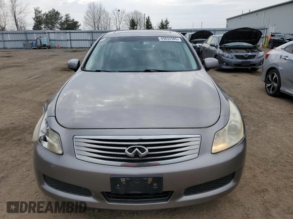 2007 Infiniti G35 Sedan G35x with VIN JNKBV61F17M821187, listed as a Copart auction lot 49832985 with 223,644 mi miles and Clean Title. Bid and sale history available at carsss.com. Image 5.