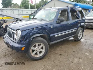 2007 Jeep Liberty Limited with VIN 1J4GL58K67W616845, listed as a Copart auction lot 60404565 with 122,330 mi miles and Salvage title. Bid and sale history available at DreamBid. Image 1.