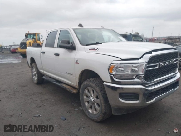 2021 Ram 2500 Tradesman with VIN 3C6UR5CL1MG695849, listed as a IAAI auction lot 40977178 with 104,097 mi miles. Bid and sale history available at carsss.com. Image 1.