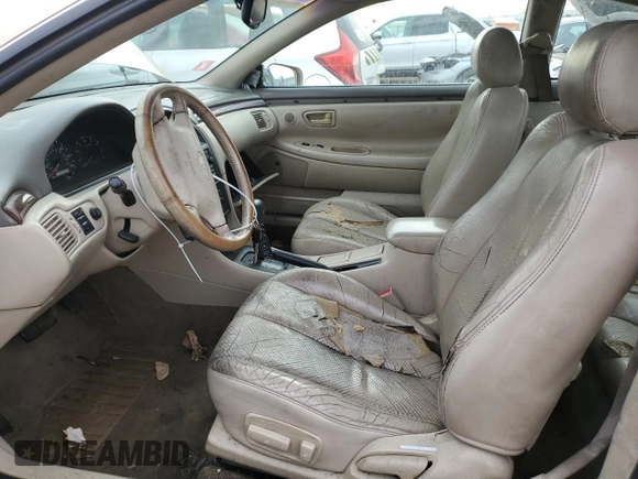2001 Toyota Solara SE with VIN 2T1CF28P21C468120, listed as a Copart auction lot 84181504 with 167,808 mi miles and Salvage Title. Bid and sale history available at carsss.com. Image 7.