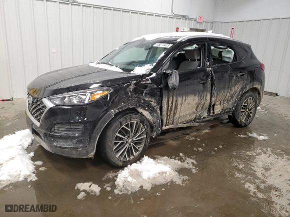 2019 Hyundai Tucson SEL with VIN KM8J3CAL1KU021517, listed as a Copart auction lot 45274455 with 59,149 mi miles and Salvage Title. Bid and sale history available at carsss.com. Image 1.