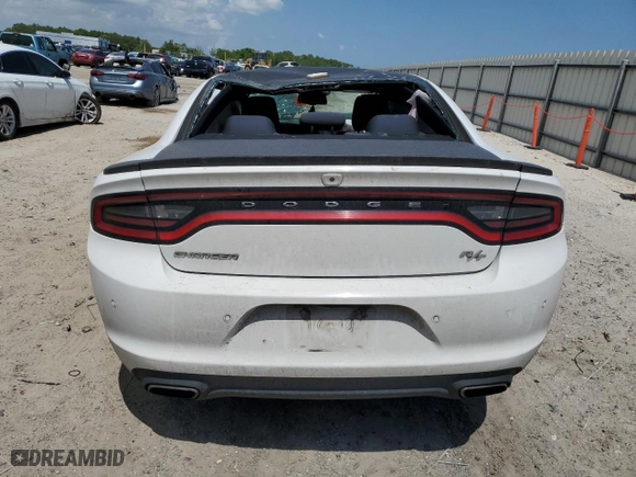 2018 Dodge Charger R/T with VIN 2C3CDXCT8JH224196, listed as a Copart auction lot 51500795 with 0 mi miles and Salvage Title. Bid and sale history available at carsss.com. Image 6.