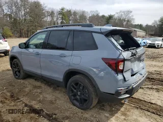 2025 Honda Passport Black Edition z VIN 5FNYF8H87SB013469, wystawiony jako Copart lot #48512735 z przebiegiem 693 mil mil oraz Szkody całkowita. Historia ofert i sprzedaży dostępna na DreamBid. Obrazek 2.