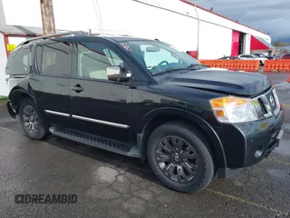 2015 Nissan Armada Platinum z VIN 5N1AA0NC9FN622270, wystawiony jako IAAI lot #40834384 z przebiegiem 214 771 mil mil oraz . Historia ofert i sprzedaży dostępna na DreamBid. Obrazek 1.