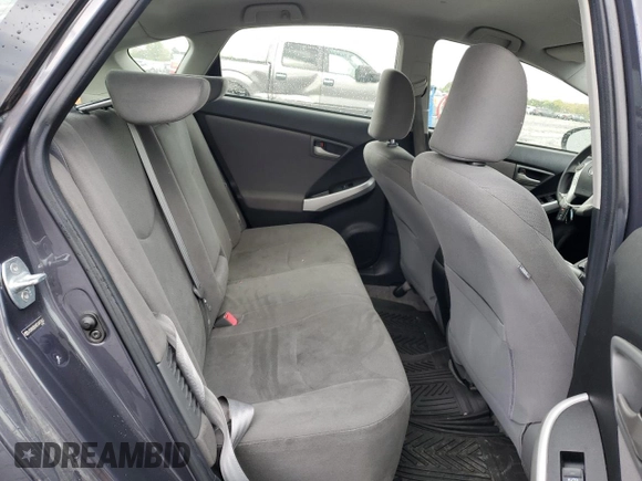 2012 Toyota Prius One with VIN JTDKN3DU4C5497263, listed as a Copart auction lot 53057535 with 168,506 mi miles and Clean Title. Bid and sale history available at carsss.com. Image 10.