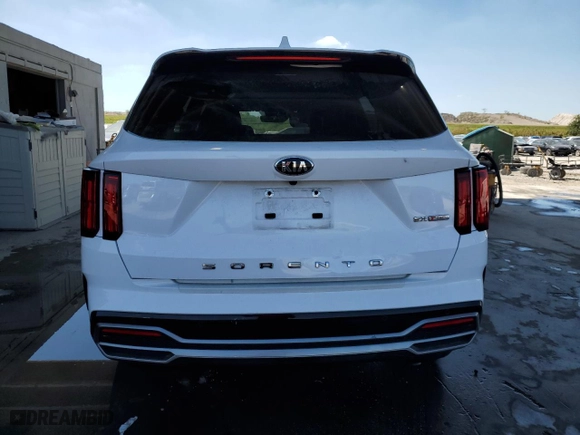 2021 Kia Sorento SX with VIN 5XYRK4LF7MG037085, listed as a Copart auction lot 48040225 with 62,293 mi miles and Non Repairable. Bid and sale history available at carsss.com. Image 6.
