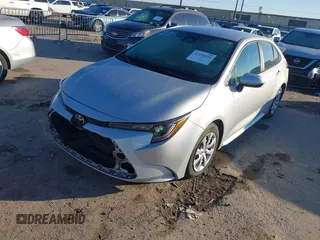 2023 Toyota Corolla LE with VIN 5YFB4MDEXPP016815, listed as a IAAI auction lot 41158291 with 73,874 mi miles. Bid and sale history available at carsss.com. Image 2.