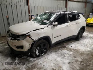 2020 Jeep Compass Altitude with VIN 3C4NJCBB4LT147559, listed as a Copart auction lot 87319264 with Not Provided miles and Salvage Title. Bid and sale history available at carsss.com. Image 1.