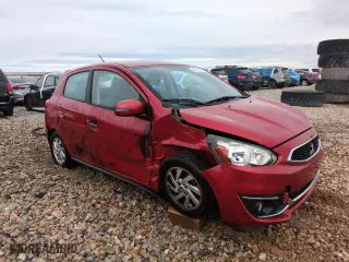 2017 Mitsubishi Mirage SE with VIN ML32A4HJ8HH002234, listed as a Copart auction lot 49876515 with 84,421 mi miles and Salvage Title. Bid and sale history available at carsss.com. Image 4.