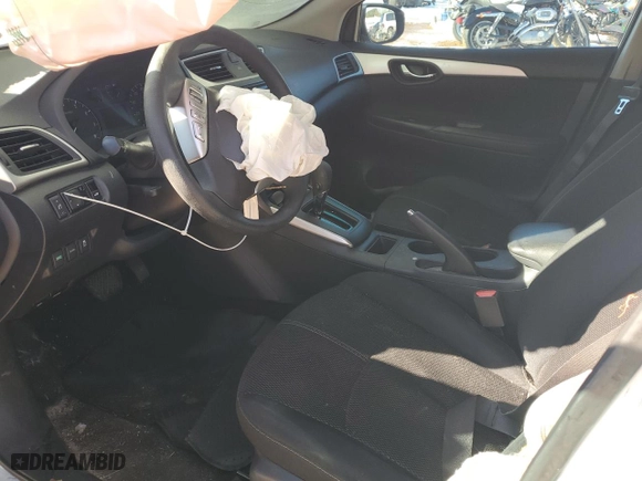 2017 Nissan Sentra S with VIN 3N1AB7APXHY354485, listed as a Copart auction lot 88576215 with 303,452 mi miles and Salvage Title. Bid and sale history available at carsss.com. Image 7.
