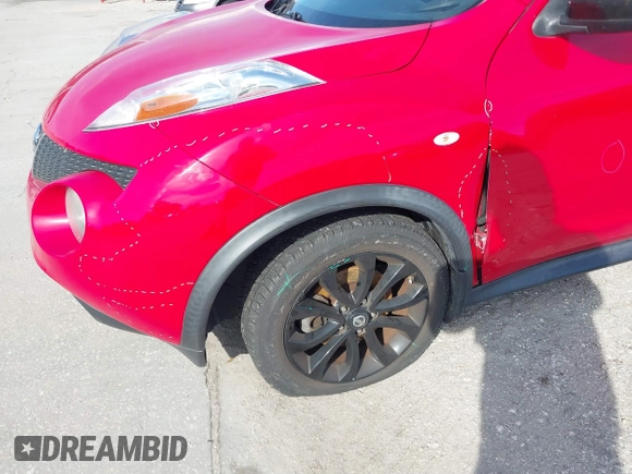 2014 Nissan Juke Nismo with VIN JN8AF5MR0ET353793, listed as a IAAI auction lot 41417228 with 104,168 mi miles and . Bid and sale history available at DreamBid. Image 6.